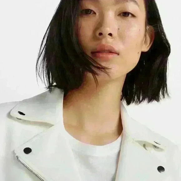 Sold Out Club Monoco White Moto Jacket NWT - Picture 3 of 3